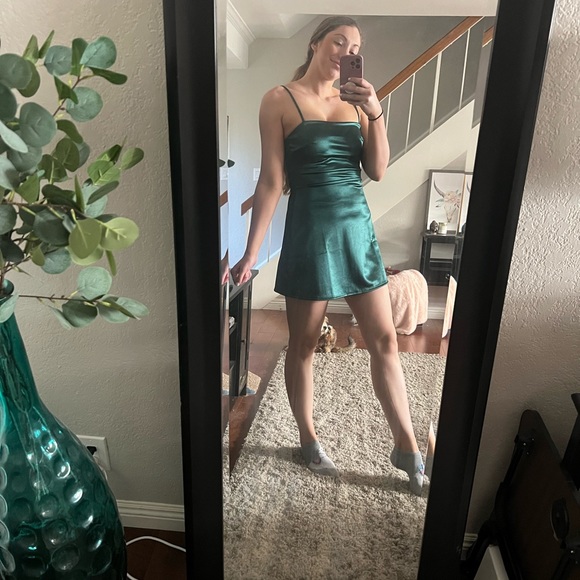 Green Mini Dress - Picture 6 of 6